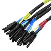 HT306 4 Connectors Sizes Universal Breakout Leads, 6 Channel Test