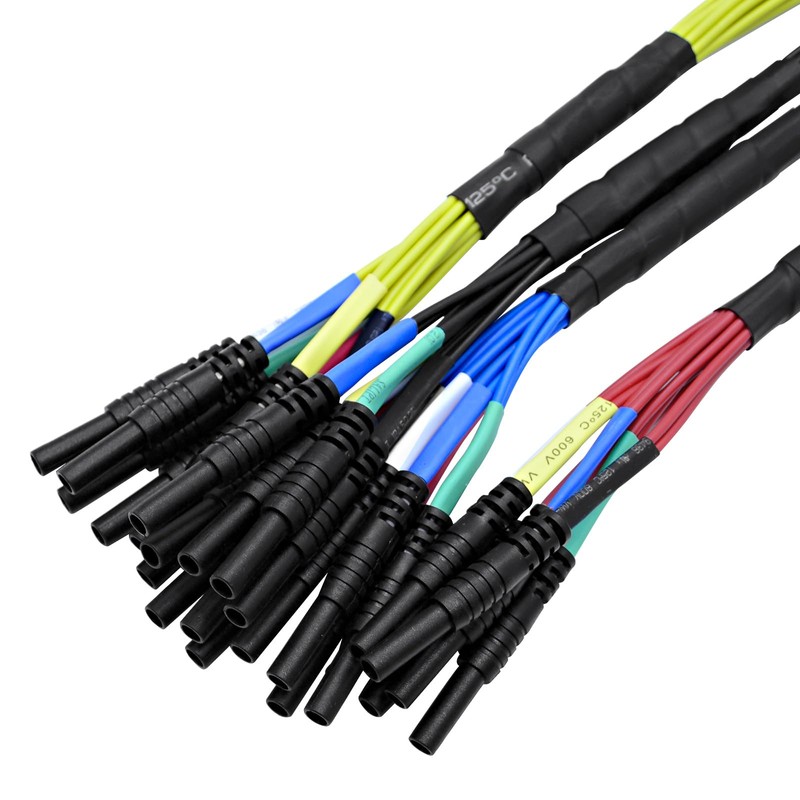 HT306 4 Connectors Sizes Universal Breakout Leads, 6 Channel Test