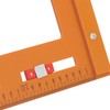 Rafter Square Multi Functional Drilling Positioning Triangle Ruler Carpenter Measuring
