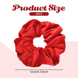 Pack of 2 Hair Bobbles Silk Girls Hair Band Silk Scrunchies Silk Hair Scrunchies Women's Hair Accessories Small Silk Hair Bobbles Hair Thin Velvet Kknekki Accessories Hair Bands Invisibobble Scrunchie