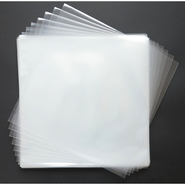 Envly Vinyl Records Sleeves (Pack of 50), 12 inches –