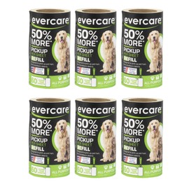 Evercare Pet, Lint Roller Refill, 60 Sheet Roll (6 Packs)