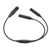 Aviation Headset Adapter GA Dual Plug to Airbus 5 Pin