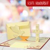 LINPopUp®, N102 Pop-Up Cards Communion, Confirmation, Christening, Greeting Card, 3D