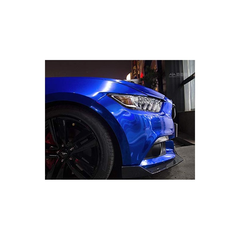 Way2Buy Vinyl Blue Chrome Mirror Car Vinyl Wrap High Stretchable