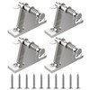OYMLANX Bimini Top Deck Hinge Kit - 316 Stainless Steel