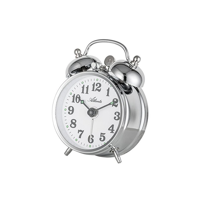 Atlanta Wecker Mechanisch Analog Silber 1068-19