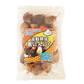 Black Garlic, Produced in Aomori Prefecture, Fukuchi White Six Seeds, Farmer's Pride Wave Aged Black Garlic (7.1 oz (200 g)