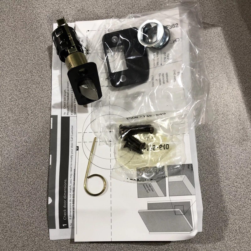 Schlage FE285 CAM ACC 716 CAM Camelot Handleset W/Interior Lever