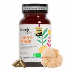 French Mush Lion's Mane Bio 8000 mg - 56 Kapseln