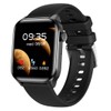LOLO Smartwatch Hombre y Mujer Reloj Inteligente Negro Impermeable