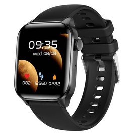 LOLO Smartwatch Hombre y Mujer Reloj Inteligente Negro Impermeable                                                                                    