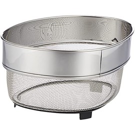 Pearl Metal HB-1654 Triangle Corner Colander, Large, Stainless Steel, Made in Japan