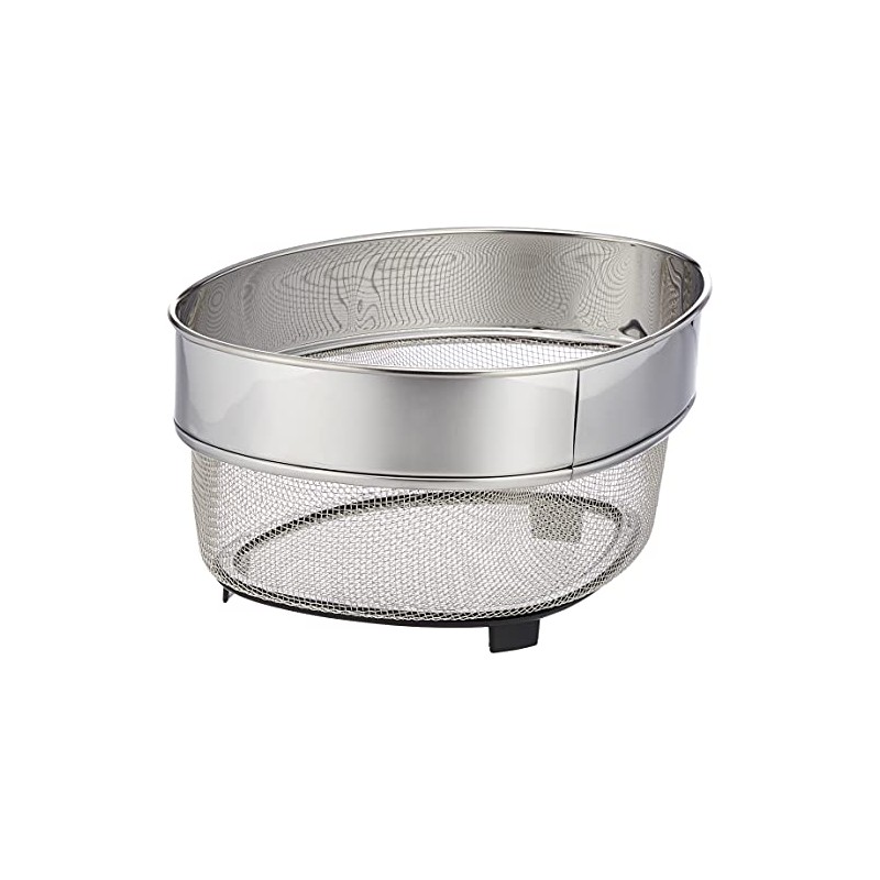 Pearl Metal HB-1654 Triangle Corner Colander, Large, Stainless Steel, Made