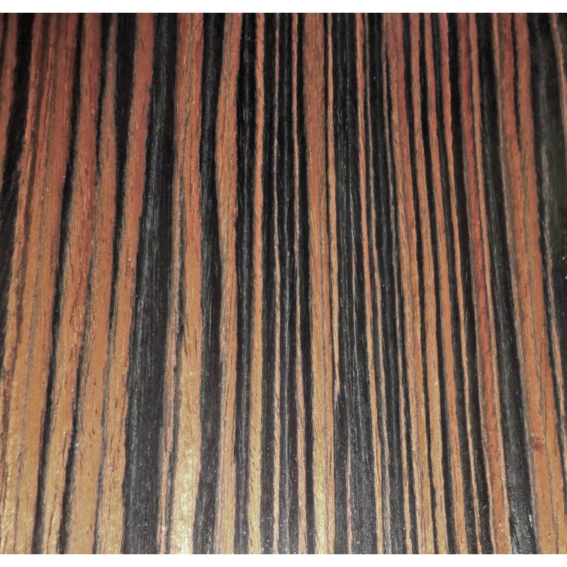 Macassar Ebony composite wood veneer paper backer Ebony Macassar composite