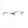 Splendor SP 7003 GM Eyeglasses Frames Grey Blue metal half