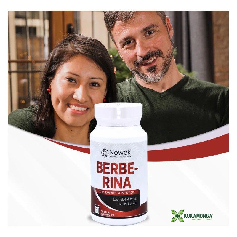 Energía, Kit 2 Berberina 60 Cápsulas 500 De Mg |