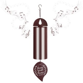 Vamotto Wind Chimes Windbell Wind Chimes for Outside Clearance, Wind Bell, Windchime for Outdoor Garden, Patio, Porch Wind Bell, Deep Tone Sound (Brown)