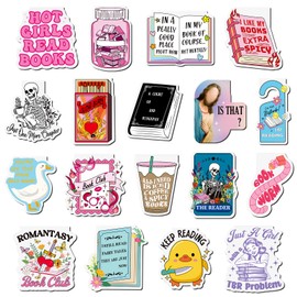 Skyygemm 18 Pcs Funny Magnetic Bookmarks Magnet Bookmarks Fun Cute for Reading Bookworm Booklover Women Work Adults Travel School Teacher Office Supplies Gifts