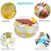 100 Bags Disposable Ice Cube Bags,Stackable Easy Release Ice Cube