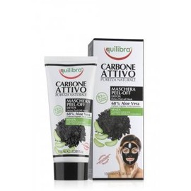 EQUILIBRA PEEL-OFF DETOX  MASK WITH ACTIVE CHARCOAL 100ML