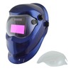 Auto Darkening Welders Helmet Mask Welding Grinding Blue & 1