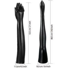 Women's Costume Set Elastic Spandex Shiny Wet Long Gloves and Wet Look Thigh High Stockings