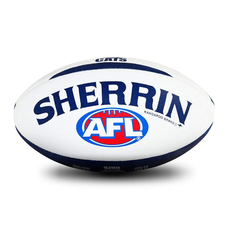 Sherrin Geelong Cats AFL Club Football, Size 5