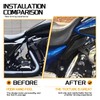 Mid Frame Air Deflector Windshield Heat Deflectors Fit for Harley