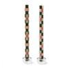 Mackenzie-Childs Check Dinner Candles - Pastel - Set of 2