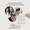 50 Gästebuch Karten für die Hochzeit mit Box | 5