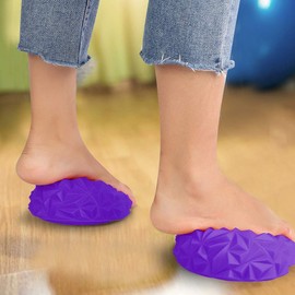 FTVOGUE Anti-Slip Foot Massage Ball Half Ball Massage Mat Exercise Balance Point for Gym Yoga Pilates(())