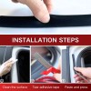 Kaixuan Automotive Universal Weather Stripping EPDM Rubber Seal Strip D-Shape