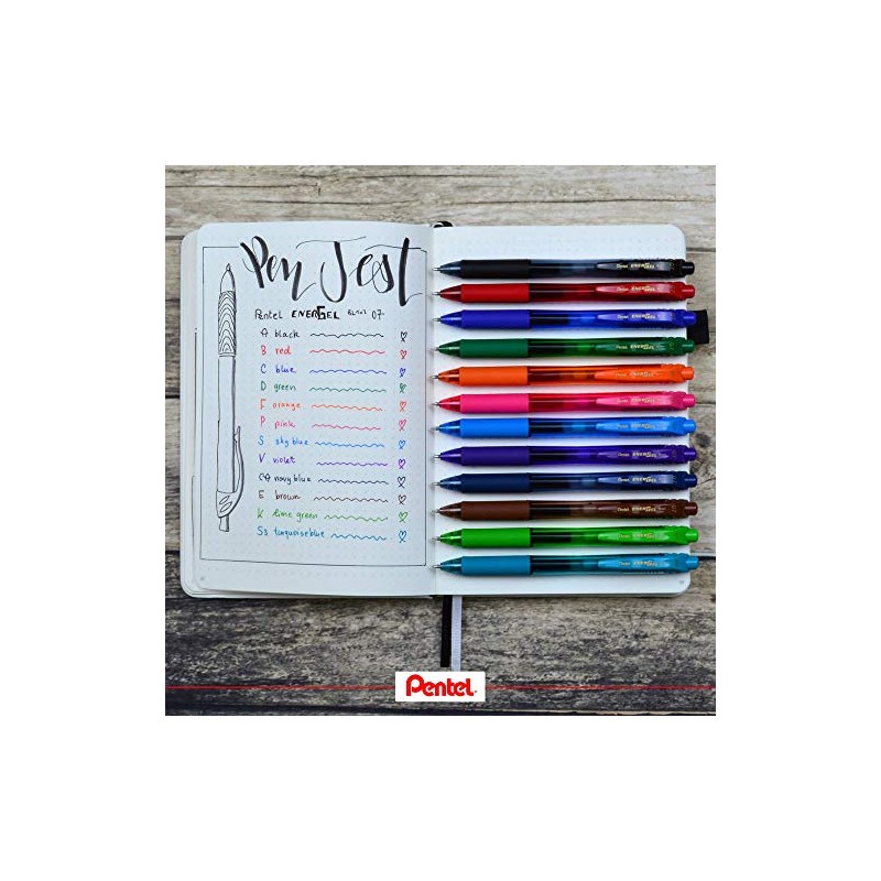 Pentel 0.7mm EnerGel-X Retractable Pen - Green