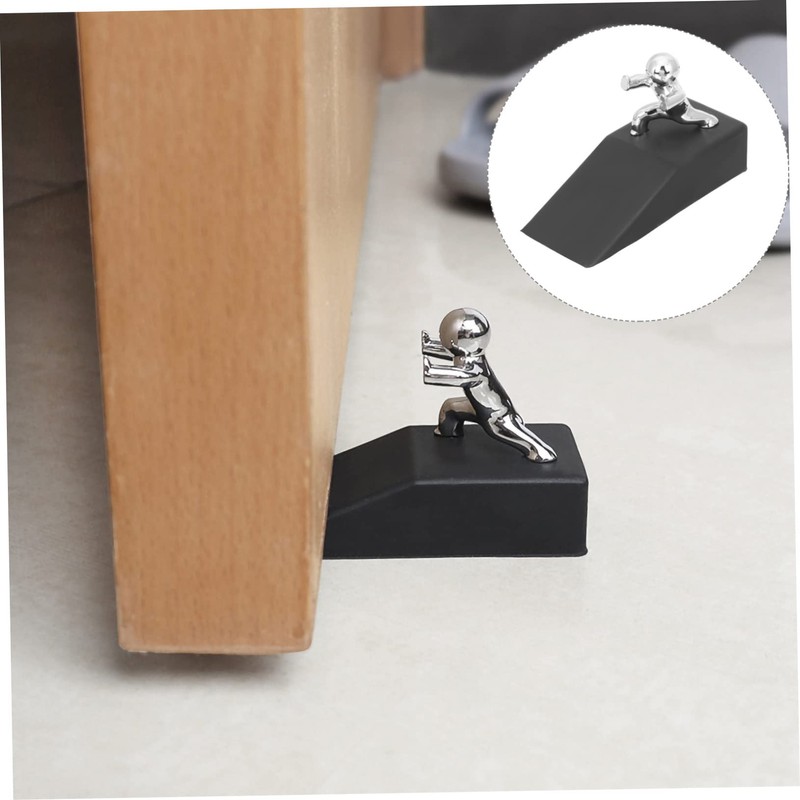 TEHAUX 2pcs Home Door Wedge Stopper Large Door Draft Stopper