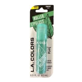 L.A. COLORS Roller Lipgloss C68167 MINT Blue Nourishes and Hydrates Scented