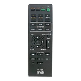 AULCMEET RM-ANP085 RM-ANP084 RM-ANP109 RM-ANP110 Replacement Remote Control Suitable for Sony Powered Active Subwoofer System Soundbar HT-CT260 EZW-RT50 149050111 HT-CT260HP SA-CT260 SA-WCT260