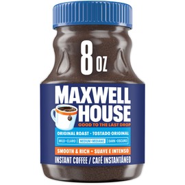 Maxwell House Original Roast Instant Coffee, 8 oz Jar