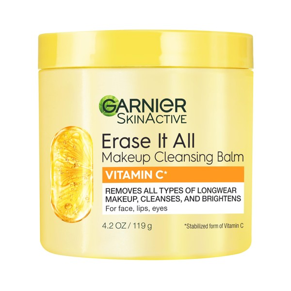 Garnier Erase It All Makeup Cleansing Balm with Vitamin C,