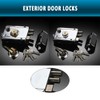 Night Latch Complete with 5 Keys, Elegant Nightlatch, External Door