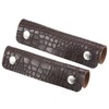 PATIKIL Luggage Handle Packaging 2 Pack Irregular Pattern PU Handbag