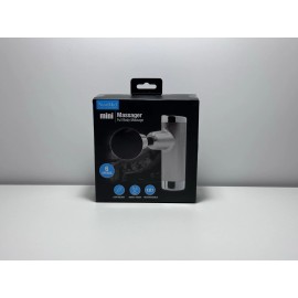 NuvoMed mini Massager Full Body Massage 6 Speed, Rechargeable - Silver