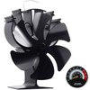 VODA 6 Blades Wood Stove Fan Heat Powered Fans with