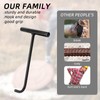 LPZMPZ Channel Cover Lifter, Gulli Lid Hook, 29 cm, Manhole