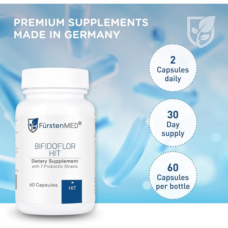 FürstenMED Bifidoflor HIT - Probiotic Supplement - Lactobacillus Salivarius, Gasseri,
