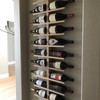 Wood Wine Rack , Wall Mounted Wine Bottle Holder &