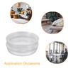 sourcing map 16 Pcs Round Furniture Caster Cups, 1-7/16" Plastic