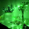 chzk 8 Pack Green Fairy Lights 7Ft 20 LED Twinkle