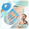Juego Guantes Silicona Espalda Cara Baño Exfoliante Suave Cabeza Doble