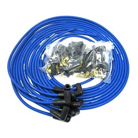 Pertronix 808390 Flame-Thrower Blue Universal 90 Degree 8mm 8 Cylinder Spark Plug Wire